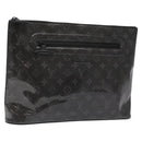 LOUIS VUITTON Eclipse Glaze Pochette Cosmos Clutch Bag M63373 LV Auth EC777-1