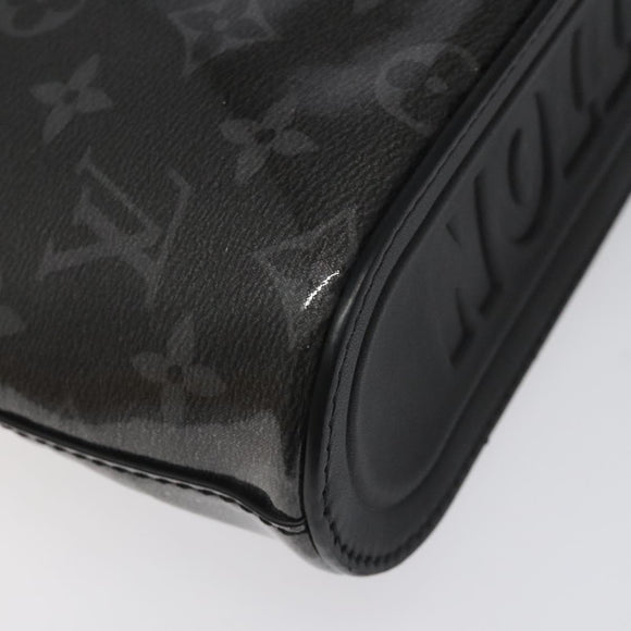 LOUIS VUITTON Eclipse Glaze Pochette Cosmos Clutch Bag M63373 LV Auth EC777