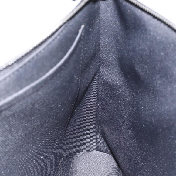 LOUIS VUITTON Eclipse Glaze Pochette Cosmos Clutch Bag M63373 LV Auth EC777