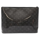 LOUIS VUITTON Eclipse Glaze Pochette Cosmos Clutch Bag M63373 LV Auth EC777-2
