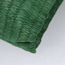 GUCCI Web Sherry Line Hand Bag Raffia Red Green 524810 Auth EC781V-16