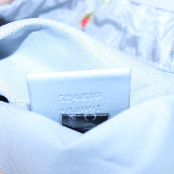 GUCCI Web Sherry Line Hand Bag Raffia Red Green 524810 Auth EC781V