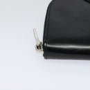 PRADA Chain Shoulder Bag Leather Black Auth EC795V-15