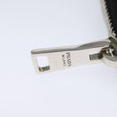 PRADA Chain Shoulder Bag Leather Black Auth EC795V-8