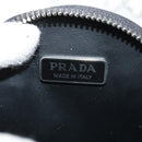 PRADA Chain Shoulder Bag Leather Black Auth EC795V-20