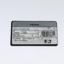 PRADA Chain Shoulder Bag Leather Black Auth EC795V-11