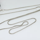 PRADA Chain Shoulder Bag Leather Black Auth EC795V-7