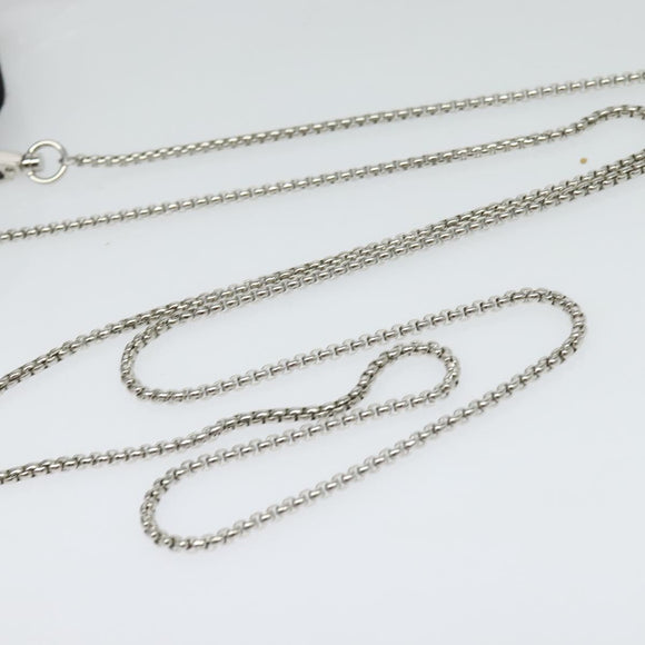 PRADA Chain Shoulder Bag Leather Black Auth EC795V