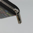 LOUIS VUITTON Multicolor LV × TM Zippy Coin Purse Black M13409 LV Auth EC796SV-8