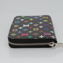 LOUIS VUITTON Multicolor LV × TM Zippy Coin Purse Black M13409 LV Auth EC796SV-4