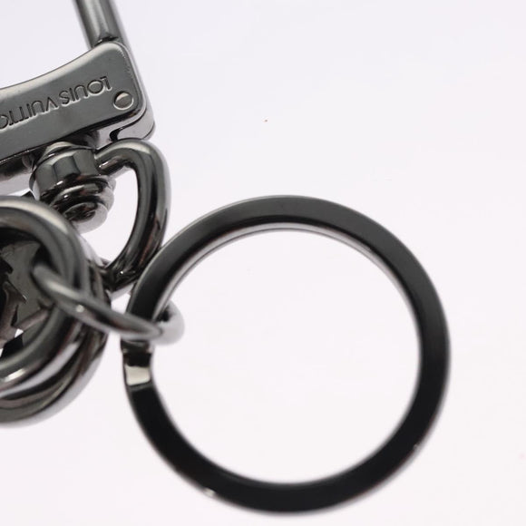 LOUIS VUITTON Monogram Eclipse Porte Cles Dragonne Key Holder M61950 Auth EC798