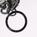 LOUIS VUITTON Monogram Eclipse Porte Cles Dragonne Key Holder M61950 Auth EC798-11