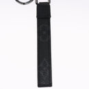LOUIS VUITTON Monogram Eclipse Porte Cles Dragonne Key Holder M61950 Auth EC798-4
