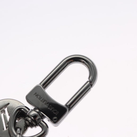 LOUIS VUITTON Monogram Eclipse Porte Cles Dragonne Key Holder M61950 Auth EC798