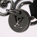 LOUIS VUITTON Monogram Eclipse Porte Cles Dragonne Key Holder M61950 Auth EC798-8