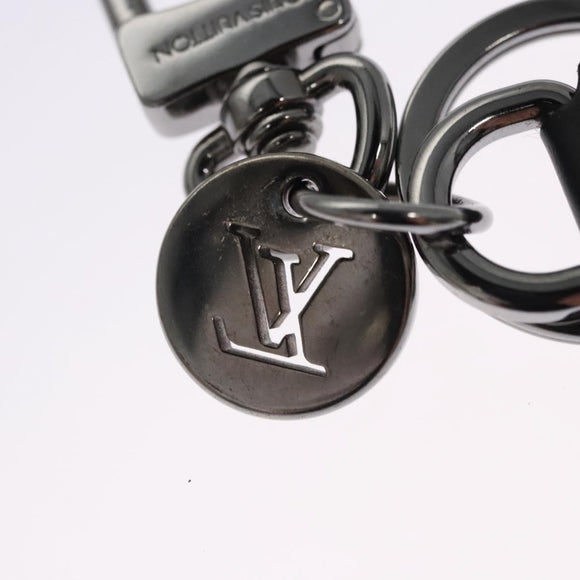 LOUIS VUITTON Monogram Eclipse Porte Cles Dragonne Key Holder M61950 Auth EC798