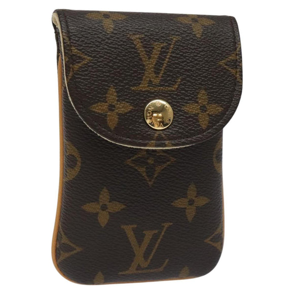 LOUIS VUITTON Monogram Etui Telephonne MM Cell Phone Case M66546 LV Auth EC799V