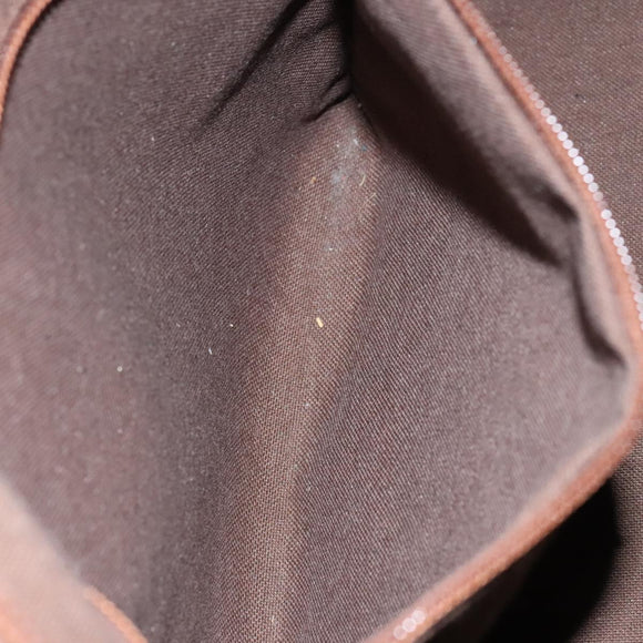 Burberrys Nova Check Boston Bag PVC 2way Beige Gold Auth EC805