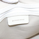 BURBERRY Nova Check Hand Bag Canvas Beige White Auth EC813-17