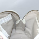 BURBERRY Nova Check Hand Bag Canvas Beige White Auth EC813-18