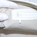 BURBERRY Nova Check Hand Bag Canvas Beige White Auth EC813-20