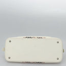BURBERRY Nova Check Hand Bag Canvas Beige White Auth EC813-5