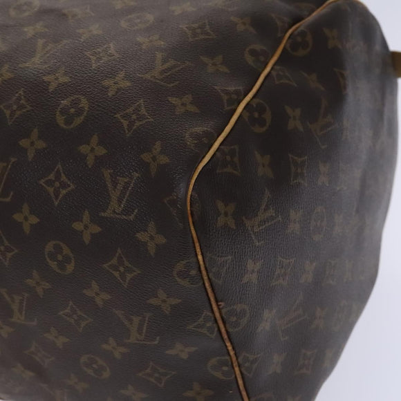 LOUIS VUITTON Monogram Keepall 55 Boston Bag M41424 LV Auth EC814