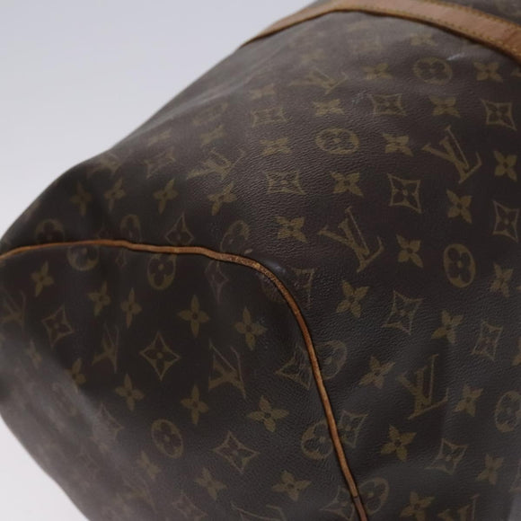 LOUIS VUITTON Monogram Keepall 55 Boston Bag M41424 LV Auth EC814