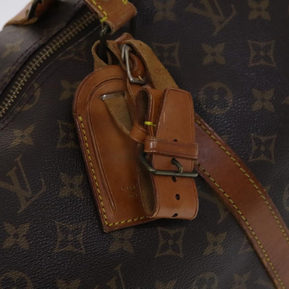 LOUIS VUITTON Monogram Keepall 55 Boston Bag M41424 LV Auth EC814