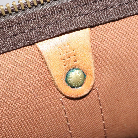 LOUIS VUITTON Monogram Keepall 55 Boston Bag M41424 LV Auth EC814