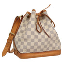 LOUIS VUITTON Damier Azur Noe BB Shoulder Bag N41220 LV Auth EC821-1