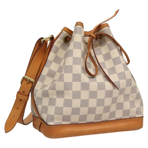 LOUIS VUITTON Damier Azur Noe BB Shoulder Bag N41220 LV Auth EC821