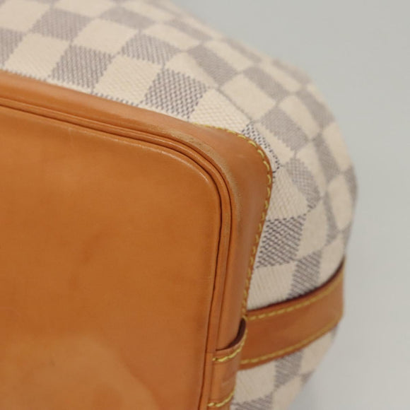 LOUIS VUITTON Damier Azur Noe BB Shoulder Bag N41220 LV Auth EC821