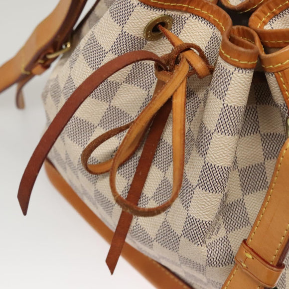 LOUIS VUITTON Damier Azur Noe BB Shoulder Bag N41220 LV Auth EC821