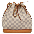 LOUIS VUITTON Damier Azur Noe BB Shoulder Bag N41220 LV Auth EC821-13