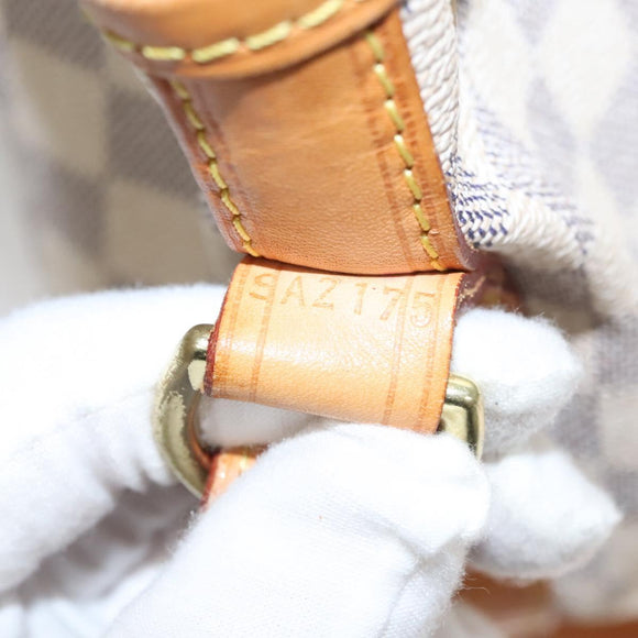 LOUIS VUITTON Damier Azur Noe BB Shoulder Bag N41220 LV Auth EC821