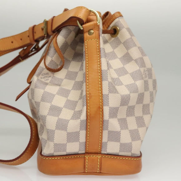 LOUIS VUITTON Damier Azur Noe BB Shoulder Bag N41220 LV Auth EC821
