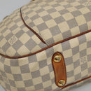 LOUIS VUITTON Damier Azur Galliera PM Shoulder Bag N55215 LV Auth EC838-11