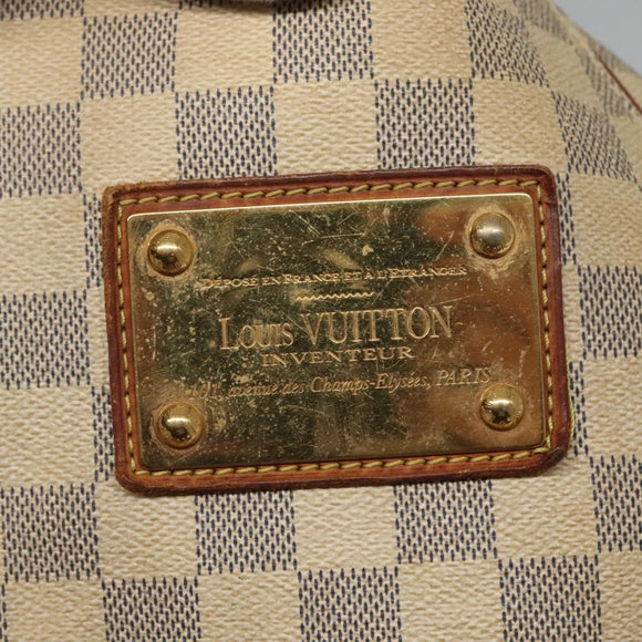 LOUIS VUITTON Damier Azur Galliera PM Shoulder Bag N55215 LV Auth EC838