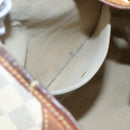 LOUIS VUITTON Damier Azur Galliera PM Shoulder Bag N55215 LV Auth EC838-20