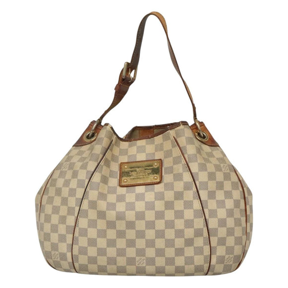 LOUIS VUITTON Damier Azur Galliera PM Shoulder Bag N55215 LV Auth EC838