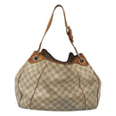 LOUIS VUITTON Damier Azur Galliera PM Shoulder Bag N55215 LV Auth EC838-3