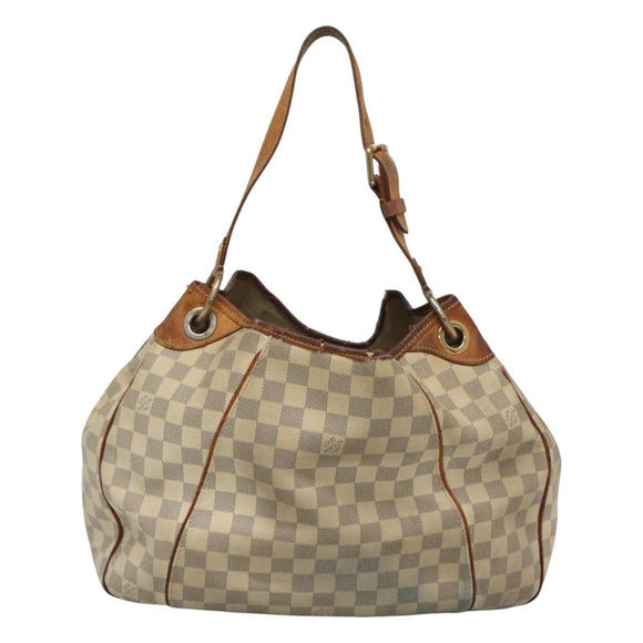 LOUIS VUITTON Damier Azur Galliera PM Shoulder Bag N55215 LV Auth EC838