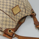 LOUIS VUITTON Damier Azur Galliera PM Shoulder Bag N55215 LV Auth EC838-6