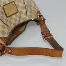 LOUIS VUITTON Damier Azur Galliera PM Shoulder Bag N55215 LV Auth EC838-7
