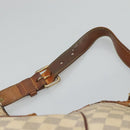 LOUIS VUITTON Damier Azur Galliera PM Shoulder Bag N55215 LV Auth EC838-8
