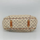 LOUIS VUITTON Damier Azur Galliera PM Shoulder Bag N55215 LV Auth EC838-9