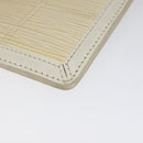 LOUIS VUITTON Epi Stretch Delmonico Pouch Cream M54603 LV Auth EC848-15