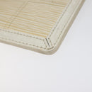 LOUIS VUITTON Epi Stretch Delmonico Pouch Cream M54603 LV Auth EC848-16