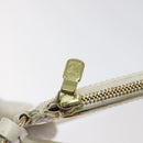 LOUIS VUITTON Epi Stretch Delmonico Pouch Cream M54603 LV Auth EC848-9